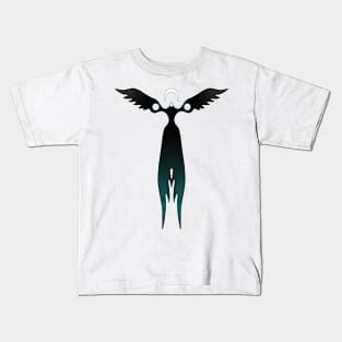 Moon and Night Raven Kids T-Shirt